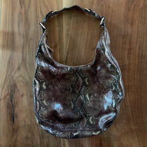 Snake / python leather LK Bennett hobo bag